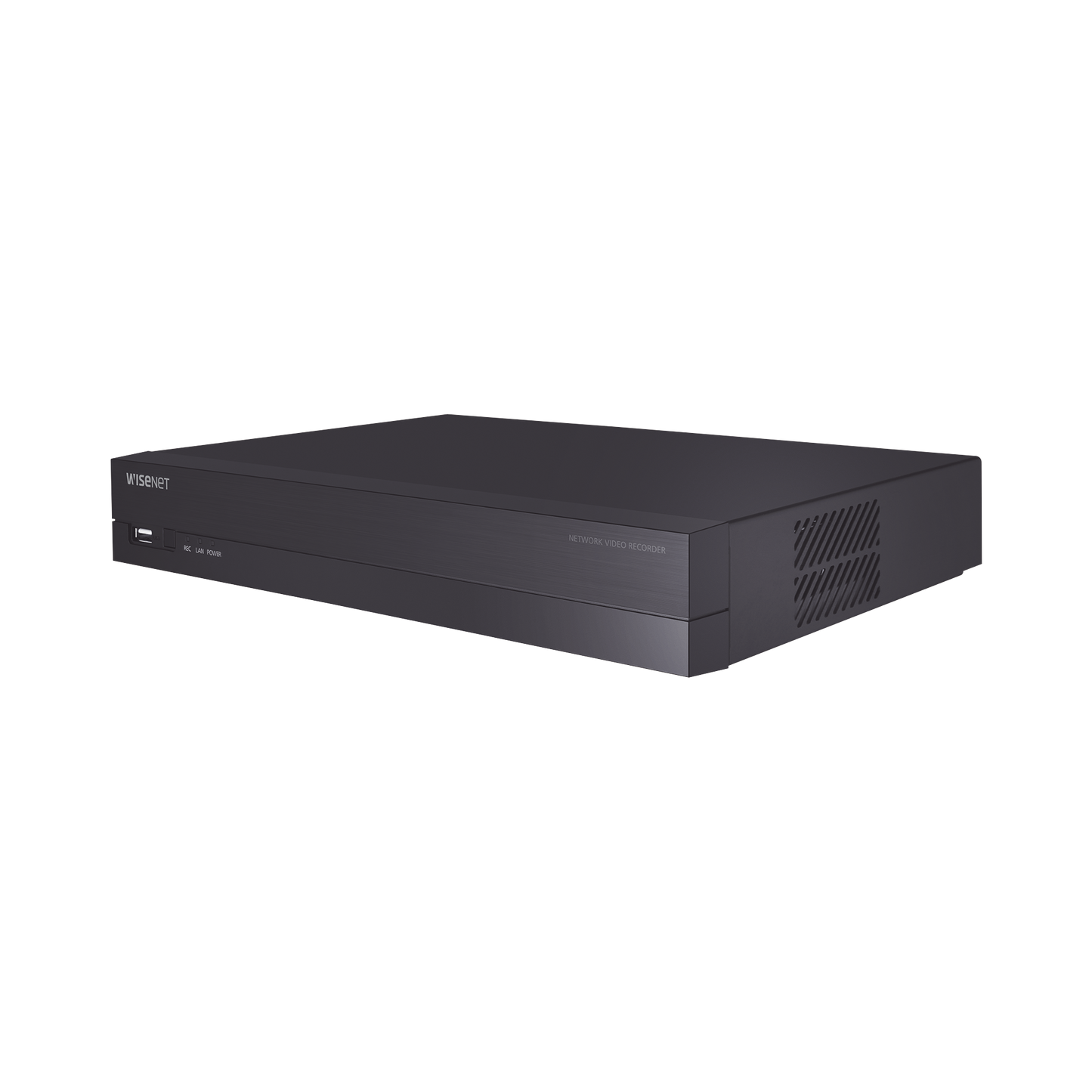 NVR 4 Canales hasta 8MP con 4 Puertos PoE Plug & Play H.265/H.264 P2P Wisenet Soporta 1 HDD (No Incluido)
