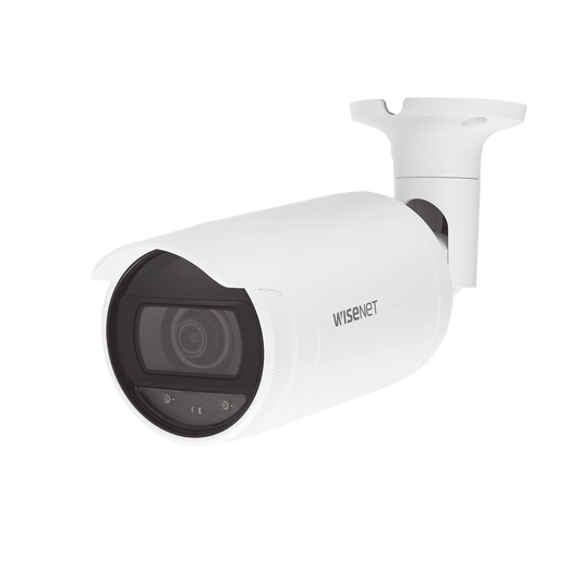 Cámara IP Bala Antivandálica 2MP Lente 4 mm IR 30 m WDR 120 dB IP66 H.265 + WiseStream