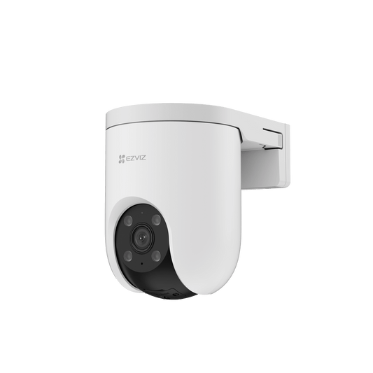 Cámara PT WiFi 3MP (2K) Exterior IP65 con Audio de Dos Vías Visión Nocturna a Color Detección IA de Humanos y Vehículos + Sirena y Luz Estroboscópic